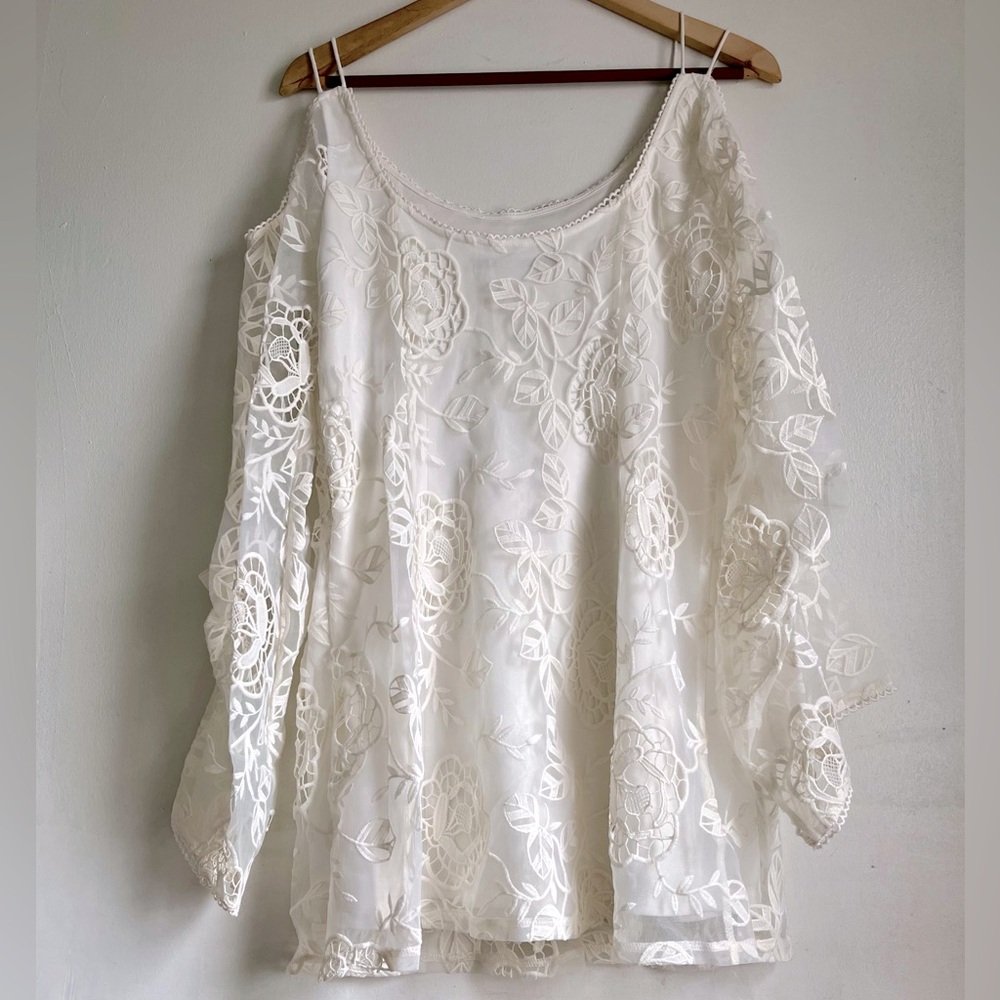GUESS Lace Mini Dress - Picture 2 of 12
